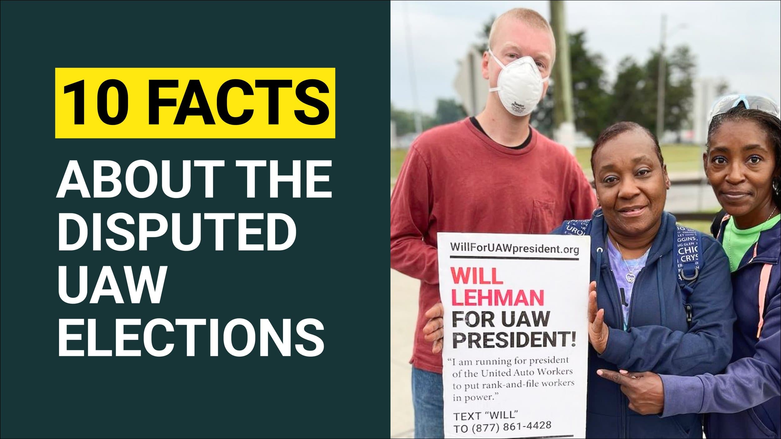 10 facts workers should know about the disputed first round of voting in the UAW elections