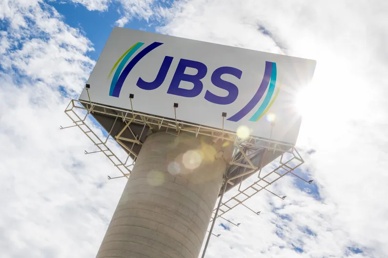 A sign for JBS Foods (source: JBS)